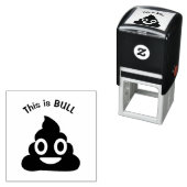 Das ist BULL Gekackt Emoji Funny Permastempel (Beispiel)