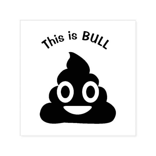 Das ist BULL Gekackt Emoji Funny Permastempel (Design)