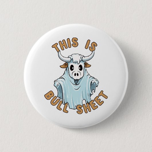 Das ist Bullblech - lustiges Bootblatt Button (Vorderseite)