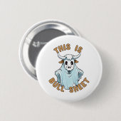 Das ist Bullblech - lustiges Bootblatt Button (Vorne & Hinten)