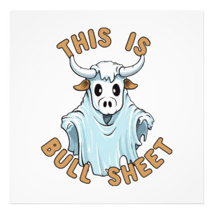 Das ist Bullshit - lustiges Boo-Blatt Fotodruck