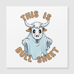 Das ist Bullshit - lustiges Boo-Blatt Magnetkarte