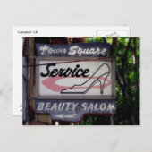 Das ist Campbell CA, Alte Campbell Signatur Postka Postkarte (Vorne/Hinten)