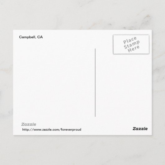 Das ist Campbell CA, Campbell Water Tower Postkart Postkarte (Rückseite)