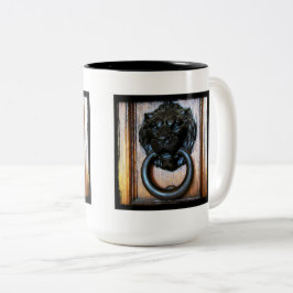 Das ist Campbell CA, Historic Ansley House Knocker Zweifarbige Tasse