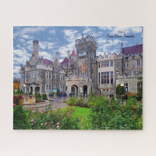 Das ist Casa Loma, Toronto, Kanada Puzzle (Horizontal)