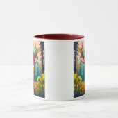 Das ist Cerf Mignon im Wald. Tasse (Zentrum)