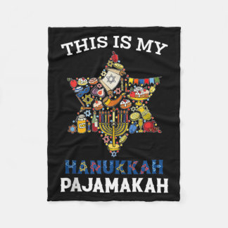 Das ist Chanukka Chanukka Pyjama Chanukka Lustig Fleecedecke