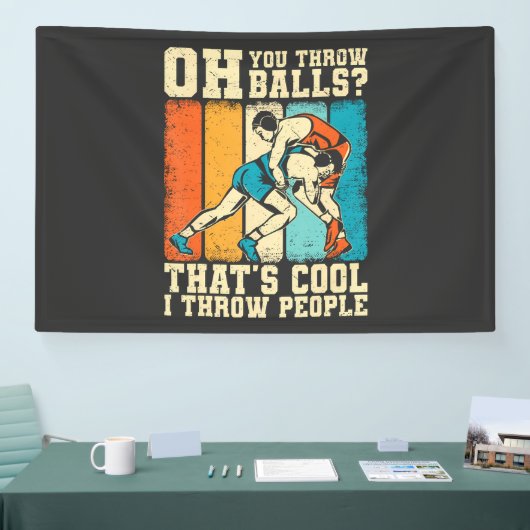 Das ist Cool, ich werfe Menschen Banner (Messe)