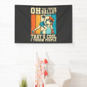 Das ist Cool, ich werfe Menschen Banner (InSitu)