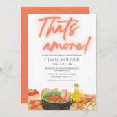 das ist das Abendessen während der Probe Einladung (Vorne/Hinten)