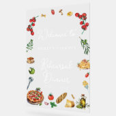 Das ist das Amore Probe Dinner Willkommenszeichen Acrylschild (Winkel)