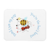 Das ist das Bee's knees und ant's pants Magnet (Horizontal)