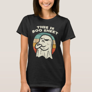 Das ist das Boo Sheet Ghost Retro Halloween Women T-Shirt