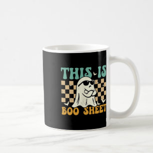 Das ist das Boosheet Ghost Retro Halloween-Kostüm Kaffeetasse