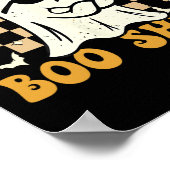 Das ist das Boosheet Ghost Retro Halloween-Kostüm  Poster (Ecke)