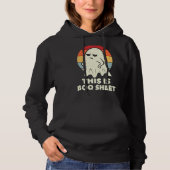 Das ist das Bootblatt Ghost Retro Halloween Kostüm Hoodie (Vorderseite)