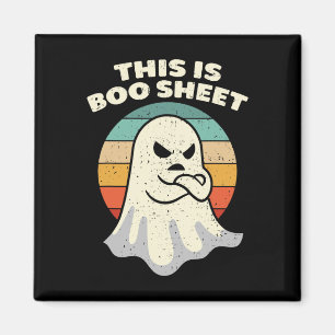 Das ist das Bootblatt Ghost Retro Halloween Kostüm Magnet