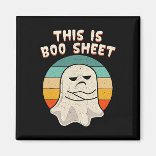 Das ist das Bootblatt Ghost Retro Halloween Kostüm Magnet