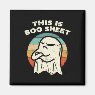 Das ist das Bootblatt Ghost Retro Halloween Kostüm Magnet