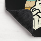 Das ist das Bootblatt Ghost Retro Halloween Kostüm Mousepad (Ecke)