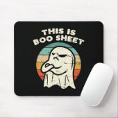 Das ist das Bootblatt Ghost Retro Halloween Kostüm Mousepad (Mit Mouse)