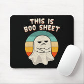Das ist das Bootblatt Ghost Retro Halloween Kostüm Mousepad (Mit Mouse)