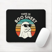 Das ist das Bootblatt Ghost Retro Halloween Kostüm Mousepad (Mit Mouse)