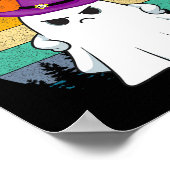 Das ist das Bootblatt Ghost Retro Halloween Kostüm Poster (Ecke)