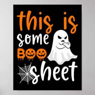 Das ist das Bootblatt Ghost Retro Halloween Kostüm Poster