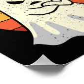 Das ist das Bootblatt Ghost Retro Halloween Kostüm Poster (Ecke)