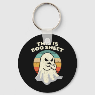 Das ist das Bootblatt Ghost Retro Halloween Kostüm Schlüsselanhänger