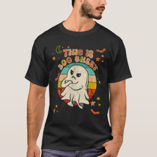 Das ist das Bootblatt Ghost Retro Halloween Kostüm T-Shirt