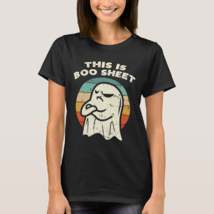 Das ist das Bootblatt Ghost Retro Halloween Kostüm T-Shirt