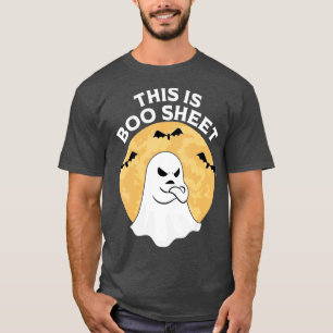 Das ist das Bootblatt Ghost Retro Halloween Kostüm T-Shirt