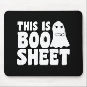 Das ist das Bootschild Ghost Funny Halloween-Kostü Mousepad (Vorne)