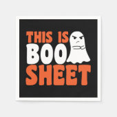 Das ist das Bootschild Ghost Funny Halloween-Kostü Serviette (Vorderseite)