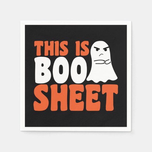 Das ist das Bootschild Ghost Funny Halloween-Kostü Serviette (Vorderseite)