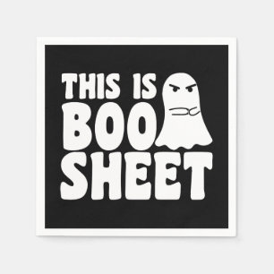Das ist das Bootschild Ghost Funny Halloween-Kostü Serviette