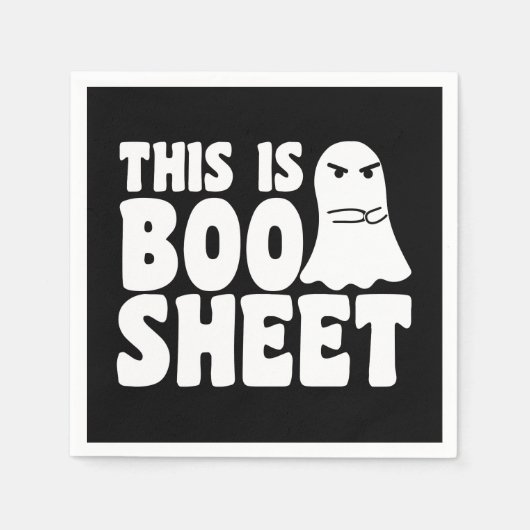 Das ist das Bootschild Ghost Funny Halloween-Kostü Serviette (Vorderseite)