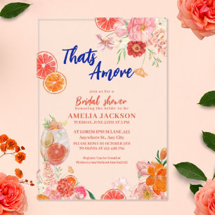 Das ist das Brautparty aus mediterran blauen Flies Acryleinladungen