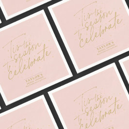 Das ist das Brautparty der Jahreszeit in Pink Serviette