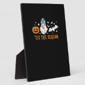 Das ist das Fußball-Halloween-Spooky Pumpkin Fotoplatte (Seite)