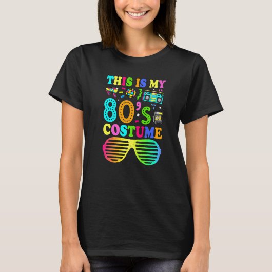 Das ist das Halloween-80er der 80er Jahre im Party T-Shirt (Vorderseite)