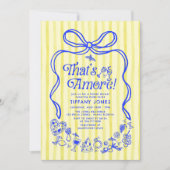 Das ist das italienische Lemons-Brautparty Einladung (Vorderseite)