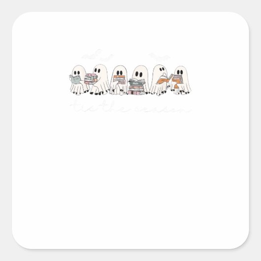 Das ist das Jahresfest, an dem man die Bücher Love Quadratischer Aufkleber (Vorderseite)