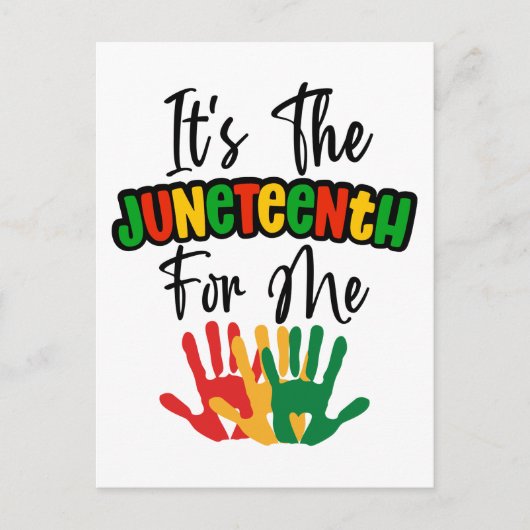 Das ist das Jüngste für mich Melanin Black Sista B Postkarte (Vorderseite)