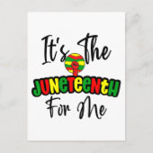 Das ist das Jüngste für mich Melanin Black Sista B Postkarte (Vorderseite)