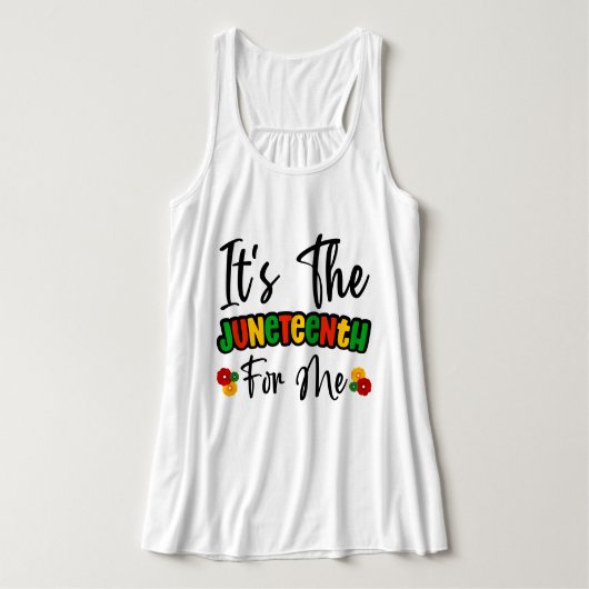 Das ist das Jüngste für mich Melanin Black Sista B Tank Top (Design Vorderseite)