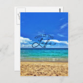 Das ist das Leben Postkarte (Vorne/Hinten)